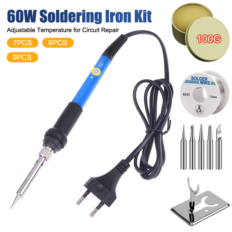 Diy Electronics Hobby - Regulowana temperatura, zestaw lutownicy 220V 60W,