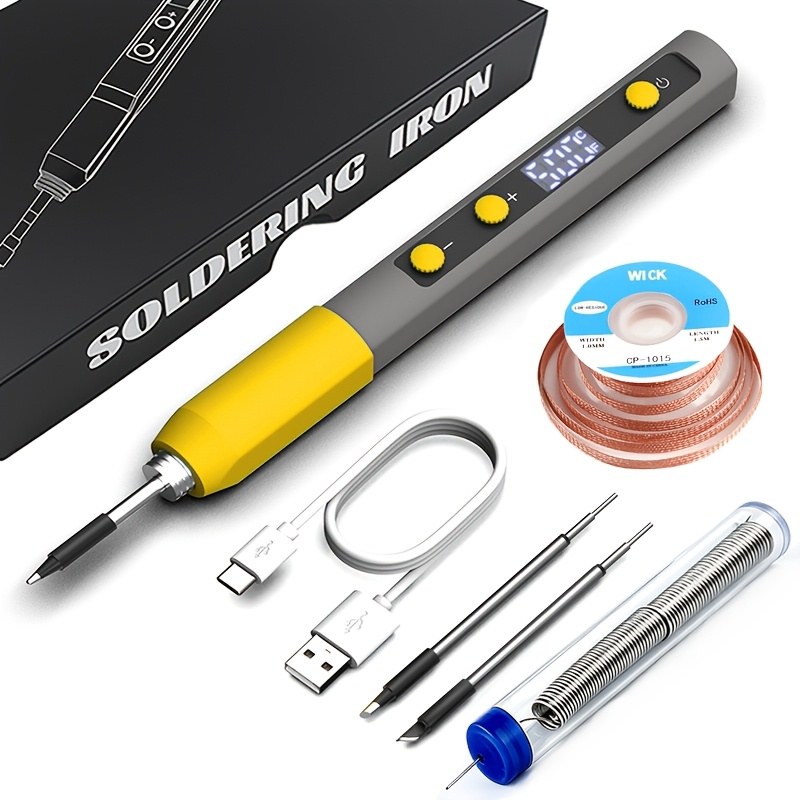 Diy Electronics Hobby - Lutownica z cyfrowym wyświetlaczem, zasilana przez