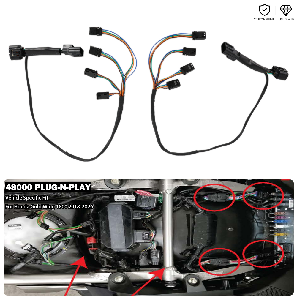 Led Assortment Kit - 48000 Instalacji Plug-n-Play, Zestaw przewodów 4XP,