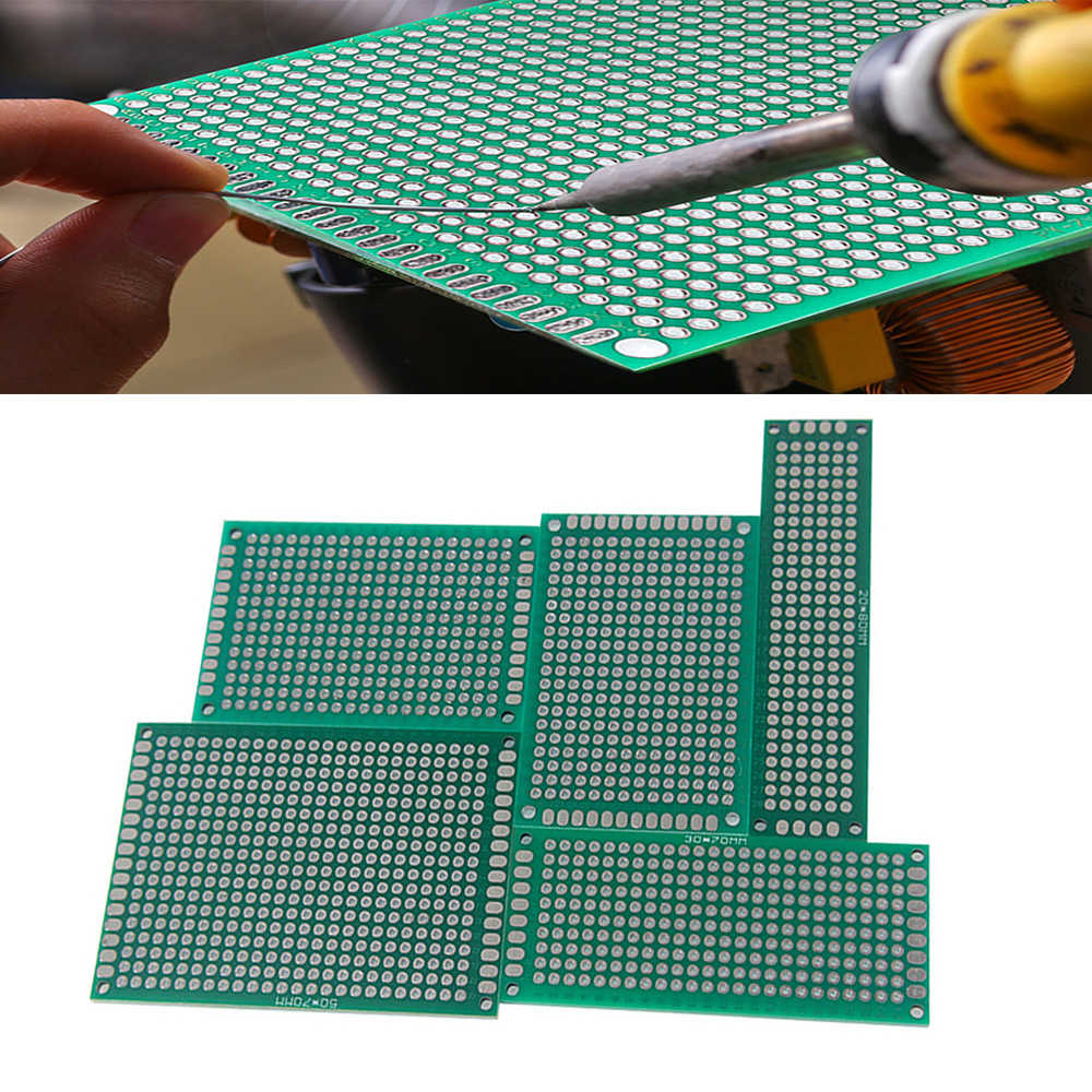 Diy Electronics Breadboard - Zestaw 5 szt. płytek PCB jednostronnych