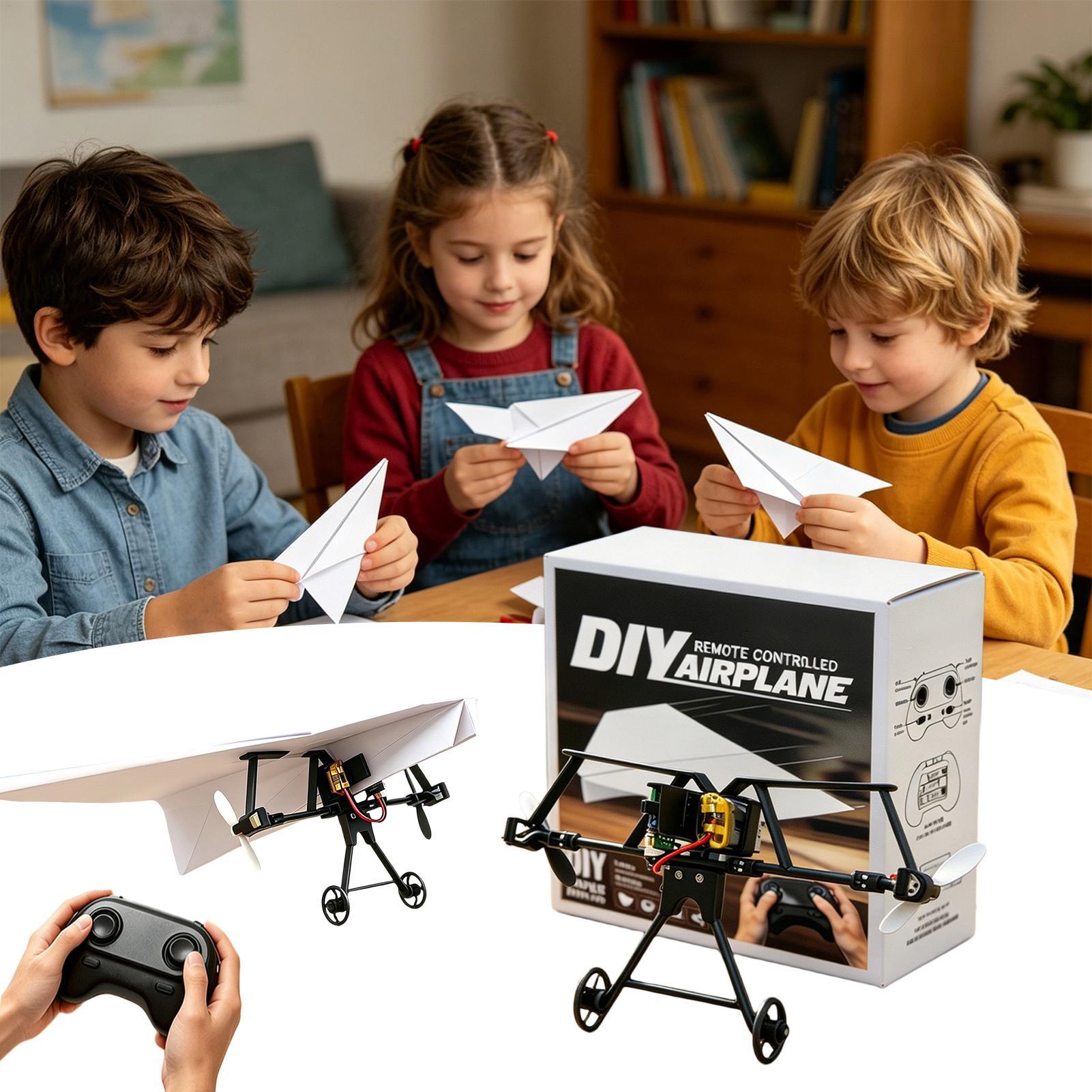 Diy Kit Elektronik - Zestaw do samodzielnego montażu papierowego samolotu