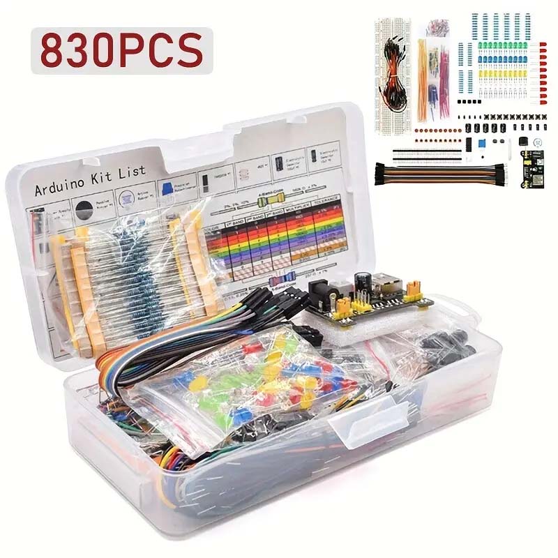 Diy Electronics Breadboard - 830 sztuk/pudło zestaw startowy projektu DIY