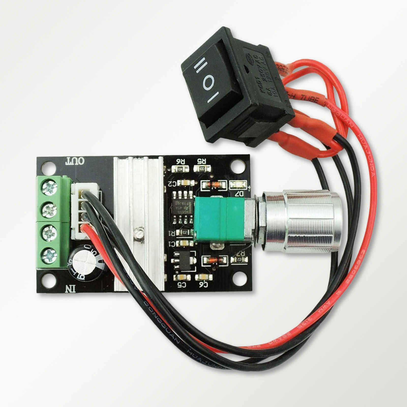 Diy Electronics Guide - Wydajny moduł sterowania prędkością silnika prądu