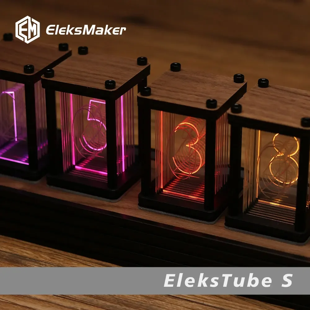 Zegar RGB z lampami Nixie, zes – Diy Electronics Ideas recenzja i cena