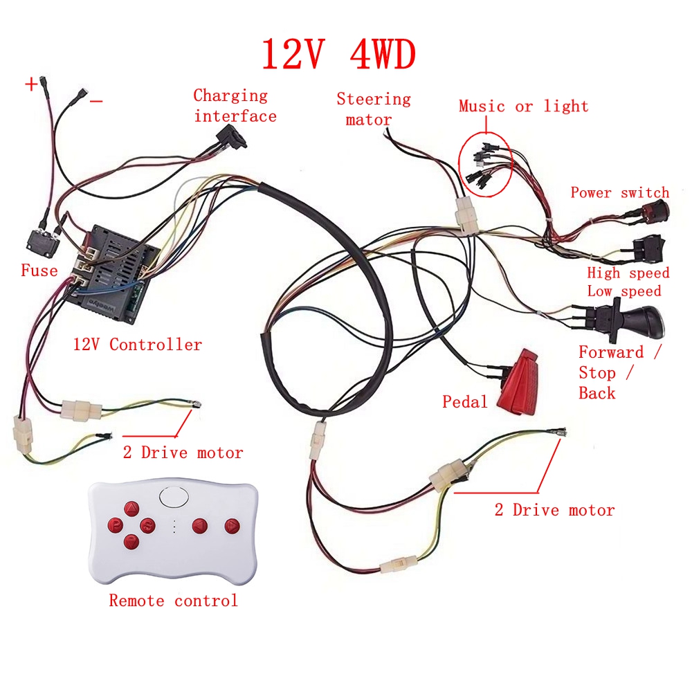 Dziecko elektryczny samochód D – Diy Kit Elektronik recenzja i cena