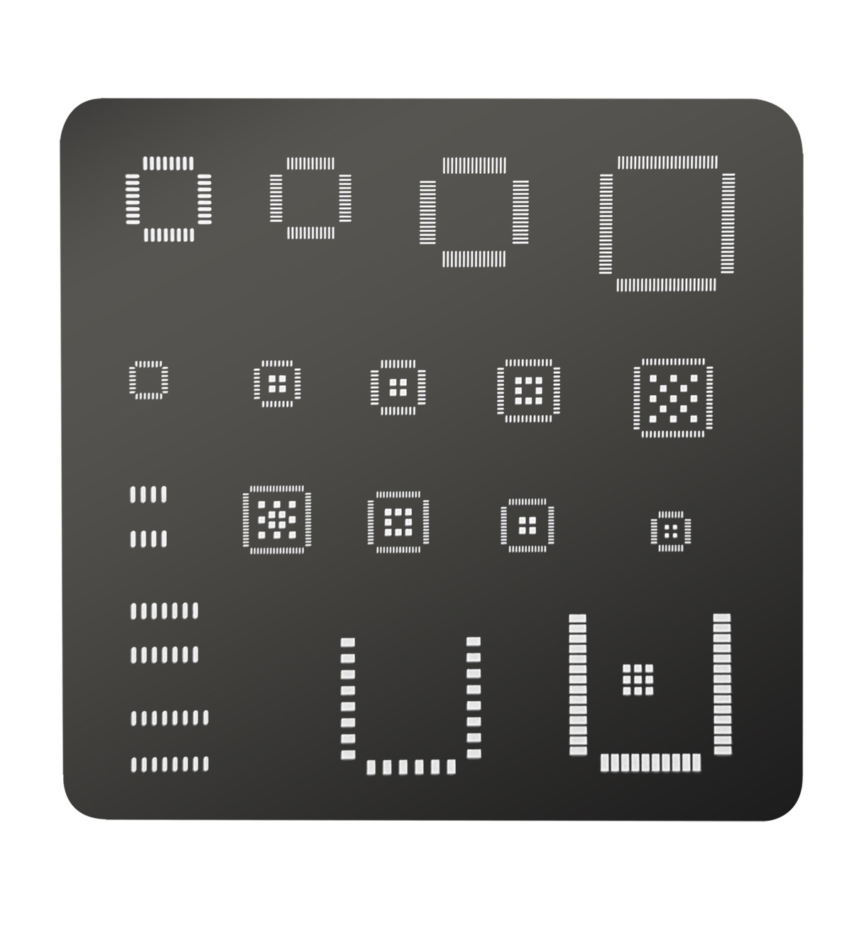 Uniwersalny szablon IC QFP QFN – Diy Electronics Hobby recenzja i cena