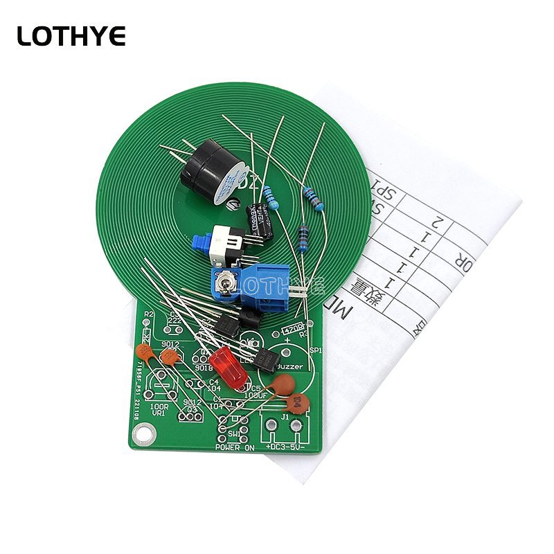 DC 3V-5V zestaw wykrywacza met – Diy Electronics Hobby recenzja i cena
