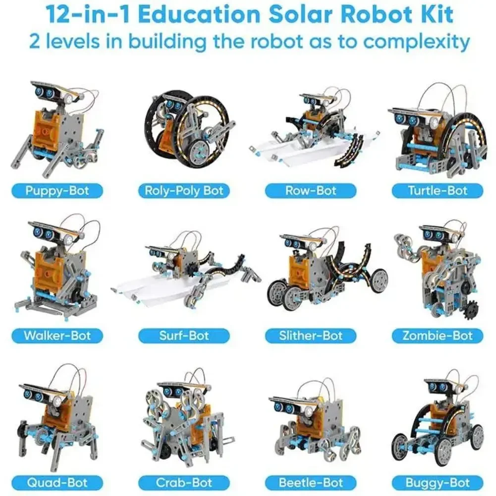 13 w 1 Robot zasilany energią  – Diy Electronics Hobby recenzja i cena